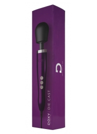 Фиолетовый жезловый проводной вибратор Doxy Die Cast - 37 см. - Doxy