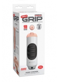 Мастурбатор-вагина Extreme Toyz Mega Grip Vibrating Stroker Mouth - Pipedream - в Кургане купить с доставкой