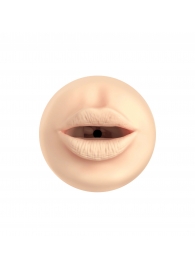 Телесный мастурбатор-ротик Feel Stroker Mouth - Kiiroo - в Кургане купить с доставкой