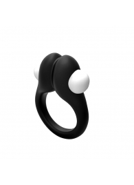 Черное эрекционное кольцо Zippy Vibrating Ring With Bullet - Adrien Lastic - в Кургане купить с доставкой