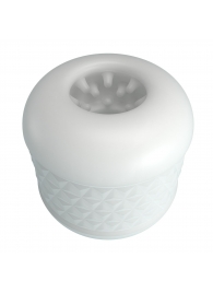 Белый сквозной мастурбатор Crystle - Baile - в Кургане купить с доставкой