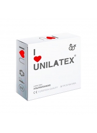 Ультратонкие презервативы Unilatex Ultra Thin - 3 шт. - Unilatex - купить с доставкой в Кургане