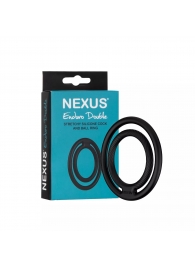 Черное двойное эрекционное кольцо Nexus Enduro Double - Nexus Range - в Кургане купить с доставкой