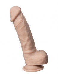 Телесный фаллоимитатор на присоске Real Skin Model 1 - 21 см. - Adrien Lastic