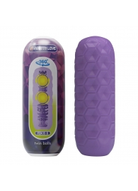 Фиолетовый мастурбатор Venus-X Twin balls - Baile - в Кургане купить с доставкой