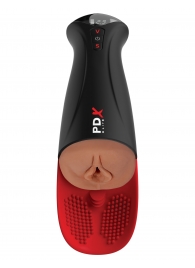 Мастурбатор-вагина в колбе с вибрацией Fuck-O-Matic Pro XL - Pipedream - в Кургане купить с доставкой