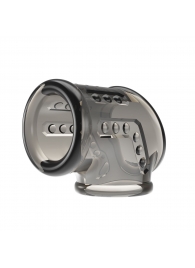 Дымчатая насадка на пенис и мошонку - Baile - в Кургане купить с доставкой