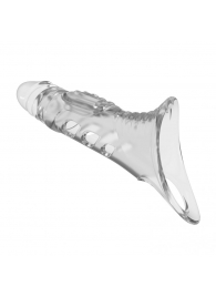 Прозрачная насадка на пенис - 22 см. - Baile - в Кургане купить с доставкой