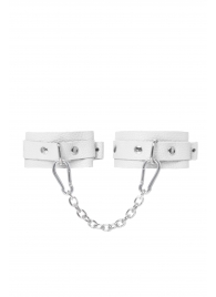 Белые мини-оковы со скруглёнными углами - Pecado - купить с доставкой в Кургане