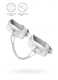 Белые мини-оковы со скруглёнными углами - Pecado - купить с доставкой в Кургане