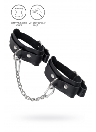 Черные мини-оковы со скруглёнными углами - Pecado - купить с доставкой в Кургане