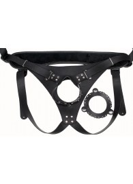 Пояс Hard Brutal для больших насадок - LOVETOY (А-Полимер) - купить с доставкой в Кургане