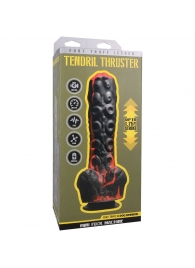 Черно-красная мини-машина на присоске Tendril Thruster - 21,6 см. - Doc Johnson - купить с доставкой в Кургане