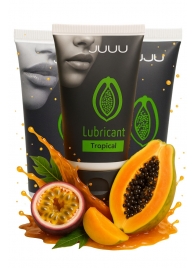 Набор из 3 съедобных лубрикантов JUJU со вкусом тропических фруктов - JuJu - купить с доставкой в Кургане