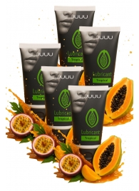 Набор из 5 съедобных лубрикантов JUJU со вкусом тропических фруктов - JuJu - купить с доставкой в Кургане