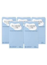 Набор из 5 упаковок ультратонких презервативов Pleasure Lab (по 12 шт.) - Pleasure Lab - купить с доставкой в Кургане