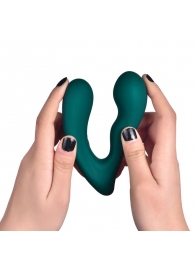 Темно-бирюзовый вибромассажер простаты Solstice X - Magic Motion - в Кургане купить с доставкой