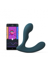 Темно-бирюзовый вибромассажер простаты Solstice X - Magic Motion - в Кургане купить с доставкой