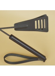 Черный кожаный стек «Сириус» - 60 см. - Sitabella - купить с доставкой в Кургане