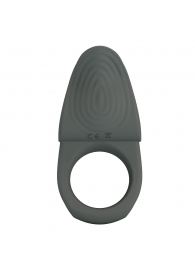 Серое эрекционное кольцо с вибростимуляцией клитора Alto - Baile - в Кургане купить с доставкой