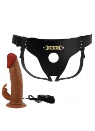 Мужской полый страпон с вибрацией Marion - Baile - купить с доставкой в Кургане