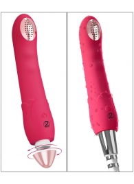 Малиновая насадка на душ с вибрацией Showers to orgasm - 20,1 см. - Orion - купить с доставкой в Кургане