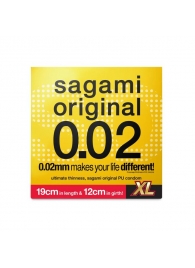 Презерватив увеличенного размера Sagami Original 0.02 XL-size - 1 шт. - Sagami - купить с доставкой в Кургане