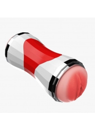 Двусторонний мастурбатор в колбе Power Grip Cup - вагина и ротик - Boys of Toys - в Кургане купить с доставкой