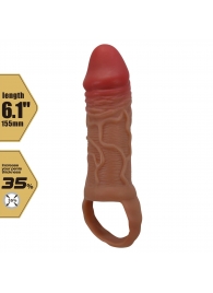 Реалистичная насадка на член Peirre - 15,5 см. - Baile - в Кургане купить с доставкой