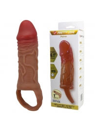 Реалистичная насадка на член Peirre - 15,5 см. - Baile - в Кургане купить с доставкой