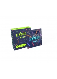 Светящиеся в темноте презервативы Expert Neon - 3 шт. - Expert - купить с доставкой в Кургане