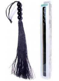 Черная силиконовая плеть - 37 см. - Boys of Toys - купить с доставкой в Кургане