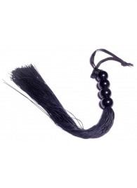 Черная силиконовая плеть - 37 см. - Boys of Toys - купить с доставкой в Кургане