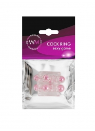 Прозрачная насадка на пенис с цветными шариками - Erowoman-Eroman - в Кургане купить с доставкой