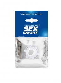 Стимулирующая насадка на пенис с несколькими видами рельефа - Sex Expert - в Кургане купить с доставкой