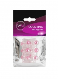 Прозрачная сквозная насадка на пенис с цветными шариками - Erowoman-Eroman - в Кургане купить с доставкой