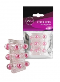 Прозрачная сквозная насадка на пенис с цветными шариками - Erowoman-Eroman - в Кургане купить с доставкой