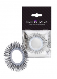 Круглое эрекционное кольцо с длинными «ресничками» - Sextaz - в Кургане купить с доставкой