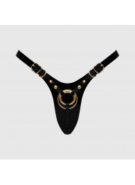 Черный пояс для фиксации насадок Strap-On-Me Leatherette Harness Fabulous - Strap-on-me - купить с доставкой в Кургане