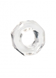 Прозрачное эрекционное кольцо в форме гайки - Sex Expert - в Кургане купить с доставкой