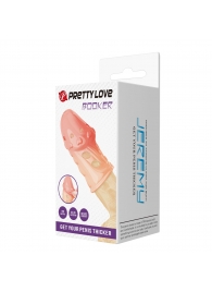 Телесная насадка на пенис Booker - 8 см. - Baile - в Кургане купить с доставкой