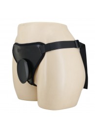 Черные трусики харнесс с платформой Caludio I - Baile - купить с доставкой в Кургане