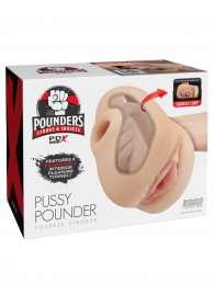 Телесный мастурбатор-вагина Pussy Pounder Squeeze Stroker - Pipedream - в Кургане купить с доставкой