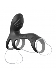 Черная насадка на пенис Ultimate Couples Cage Pro - Pipedream - в Кургане купить с доставкой