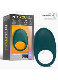 Зеленое интерактивное виброкольцо Ringo - Intoyou - в Кургане купить с доставкой