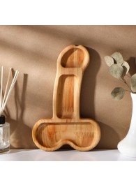 Деревянное блюдо для подачи в форме члена (25 х 16,5 х 1,7 см) - Сима-Ленд - купить с доставкой в Кургане