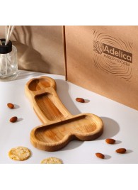 Деревянное блюдо для подачи в форме члена (25 х 16,5 х 1,7 см) - Сима-Ленд - купить с доставкой в Кургане