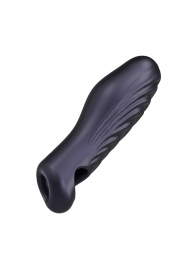 Сливовая силиконовая насадка на пенис с подхватом Manwan Ryzer - Manwan - в Кургане купить с доставкой