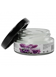 Массажная свеча «Сирень» - 50 мл. - SGAN - купить с доставкой в Кургане