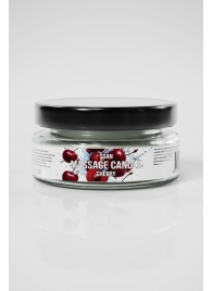 Массажная свеча «Спелая вишня» - 50 мл. - SGAN - купить с доставкой в Кургане